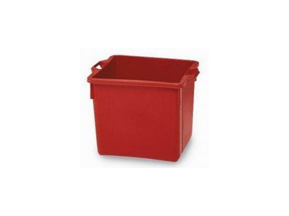 Corba quadra rossa 40 lt 40x40x33 H