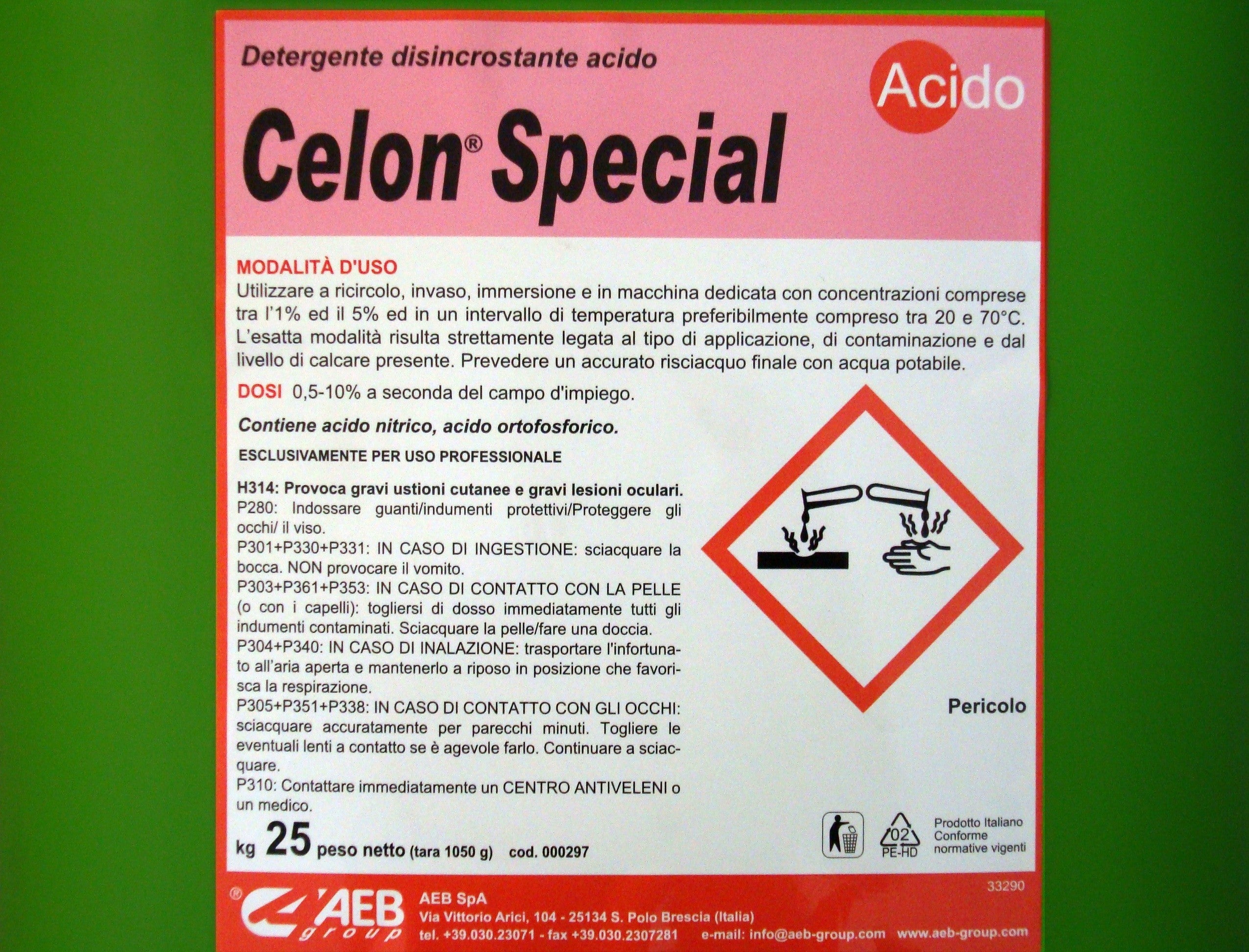 Detersivo liquido Celon Special conf. 25 kg