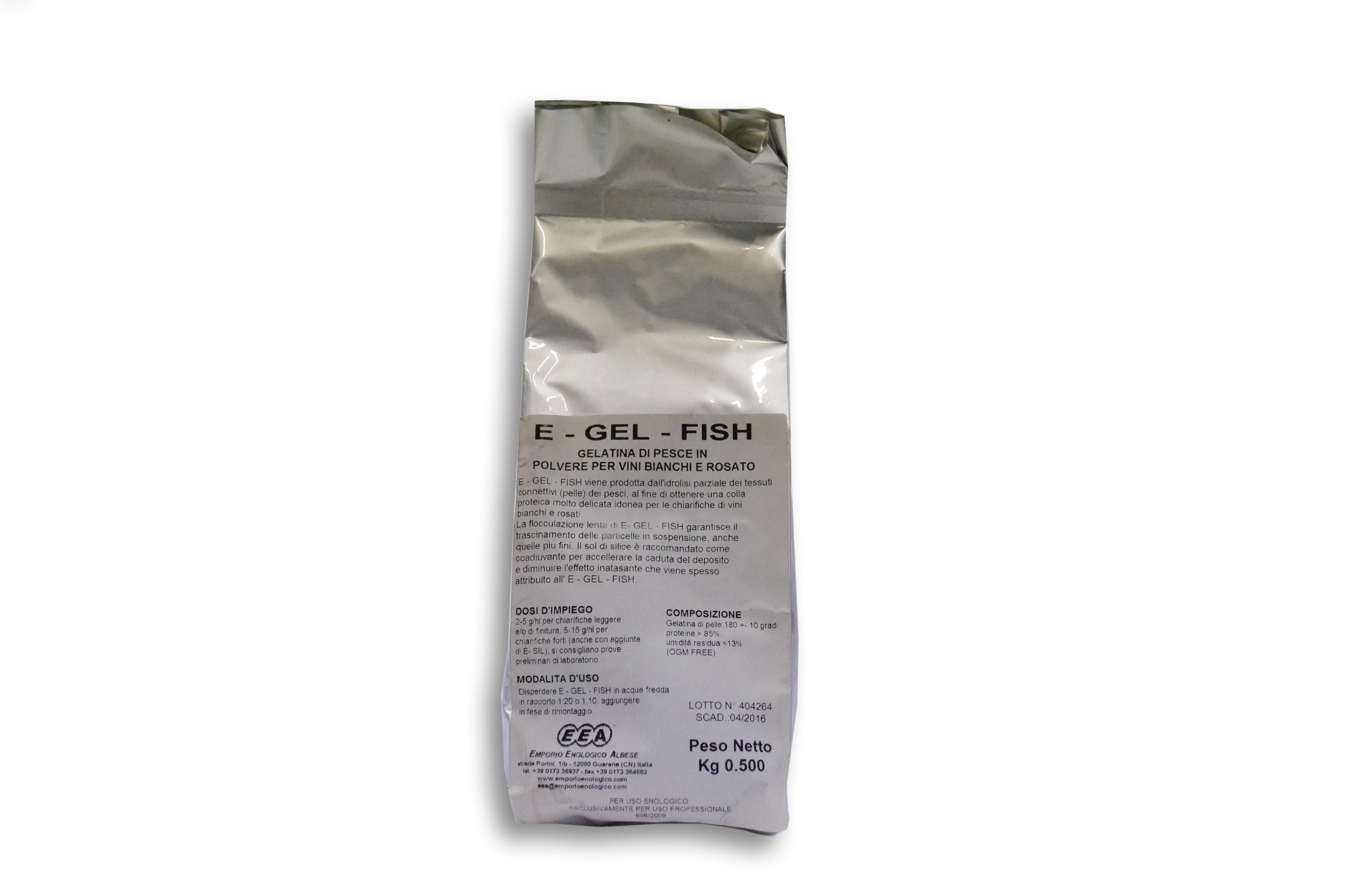E-Gel-Fish colla di pesce in polvere conf. 0,5 kg