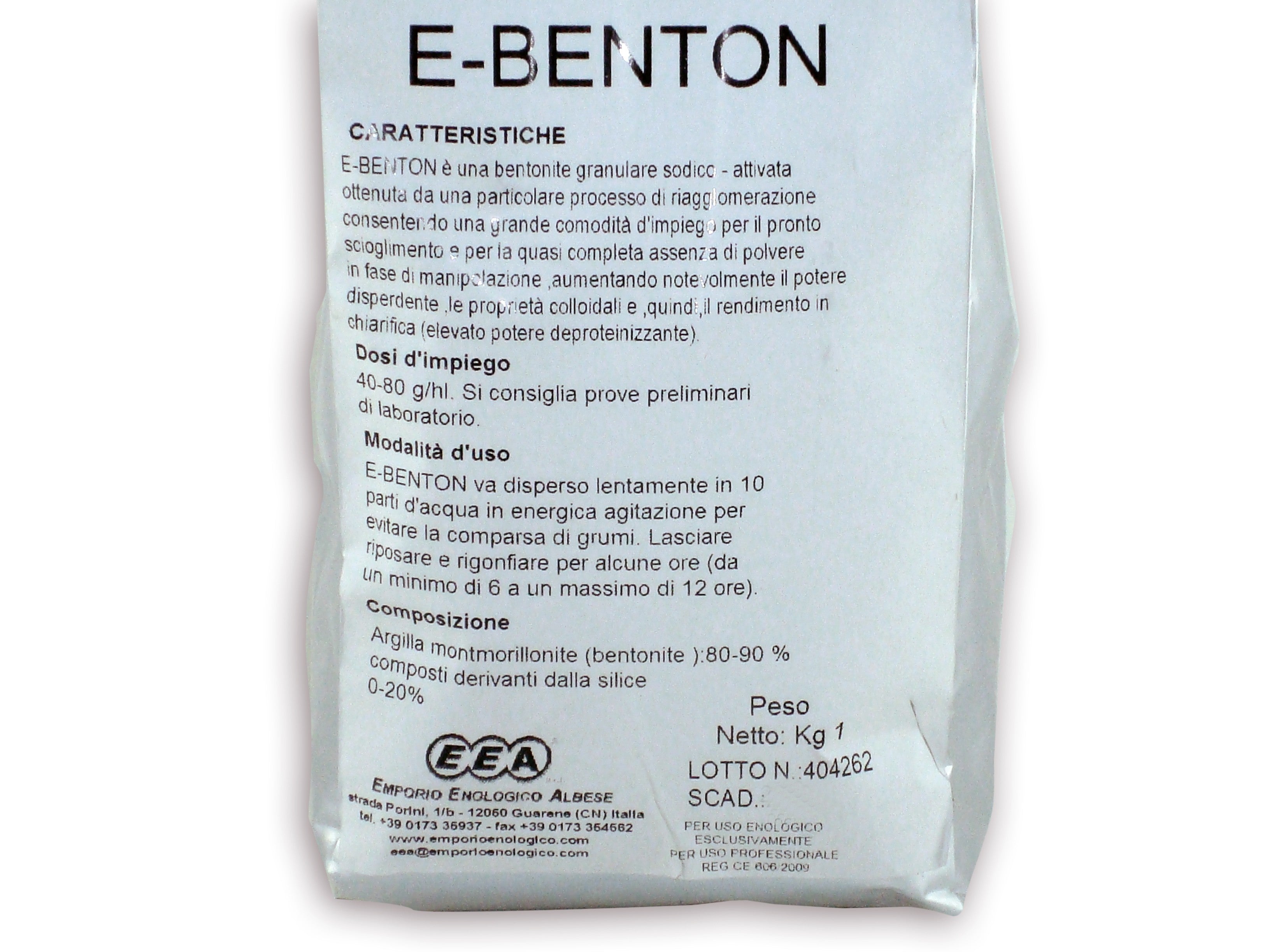 Bentonite granulare E-Benton conf. 1 kg