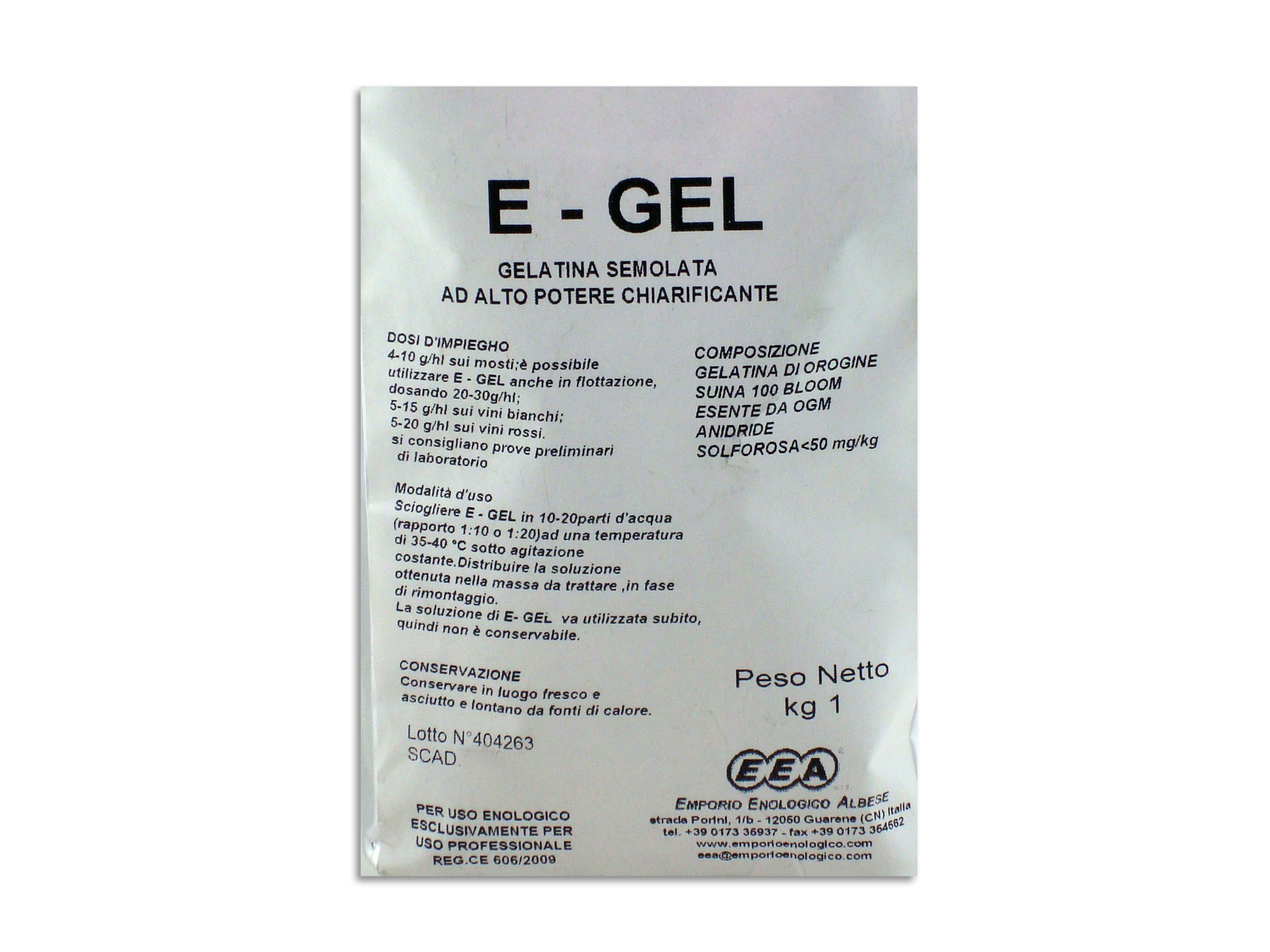 E-Gel gelatina in polvere conf. 1 kg