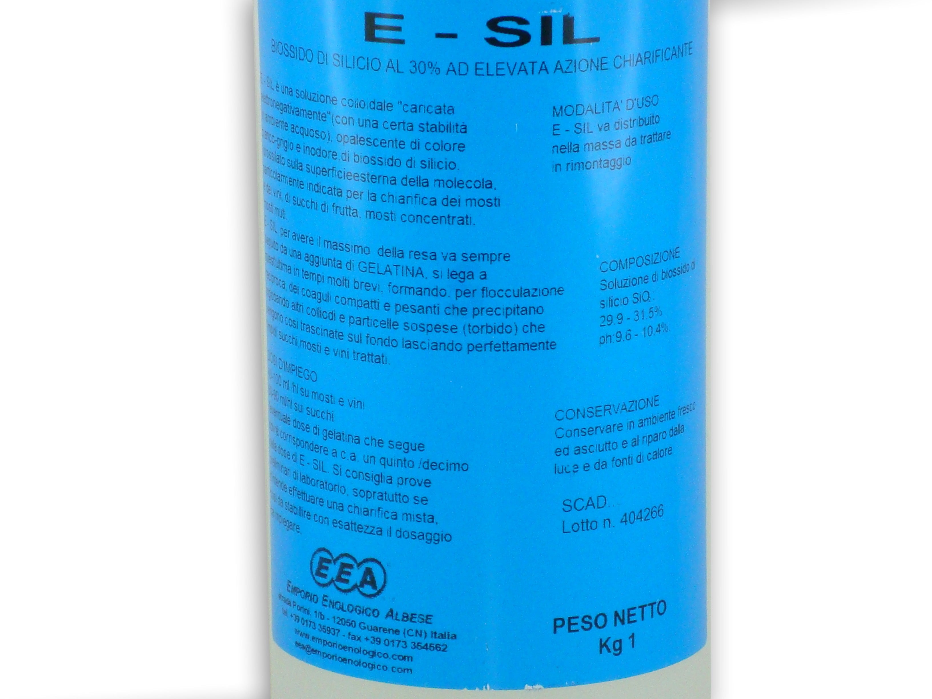 E-sil sol di silice conf. 1 kg