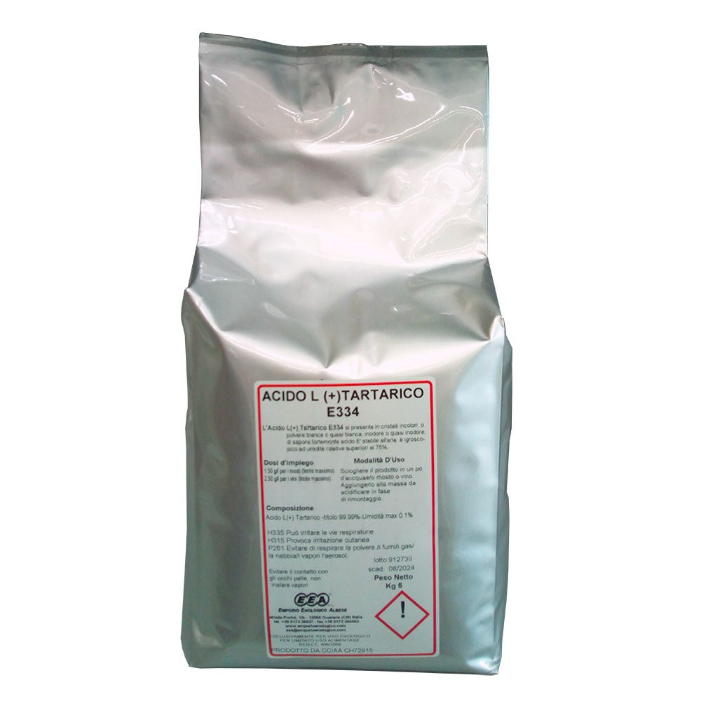 Acido Tartarico conf. 5 kg