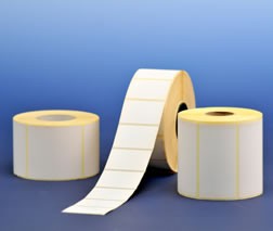 Etichette adesive bianche formato mm 70 x 50 (al 1000)