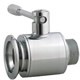 Stainless steel ball valve 1"1/4 with connection 40 garolla