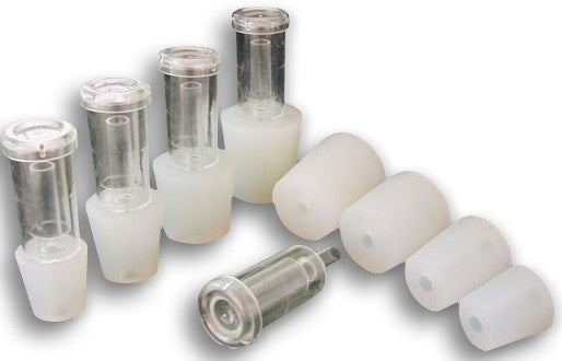 Tappo al silicone forato n.13 60x48x60