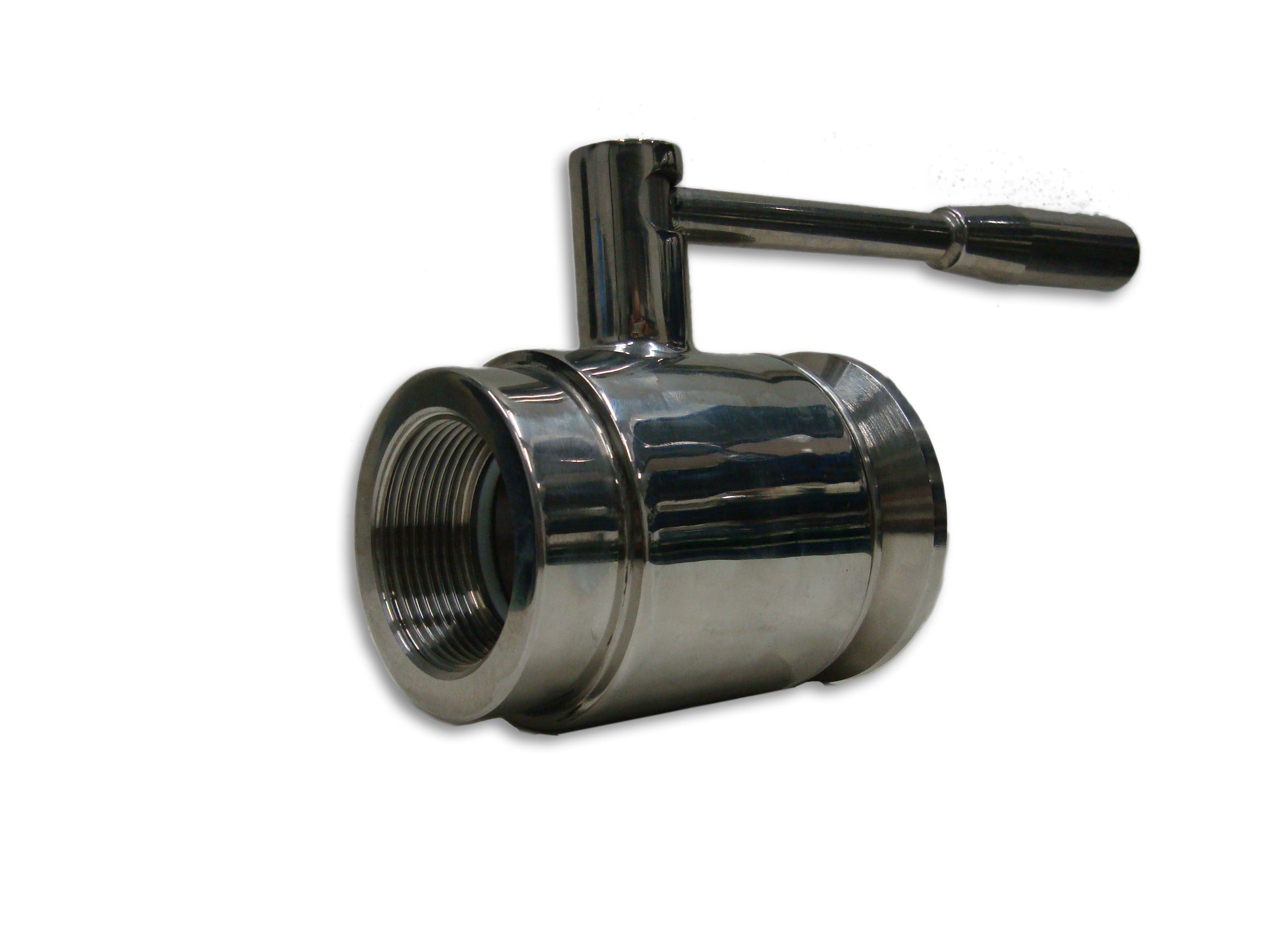 Valvola a sfera inox 1"1/2 filetto interno x 50 garolla