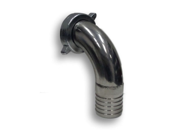 Inox curve diam.40 enological screw girello with hose-connector