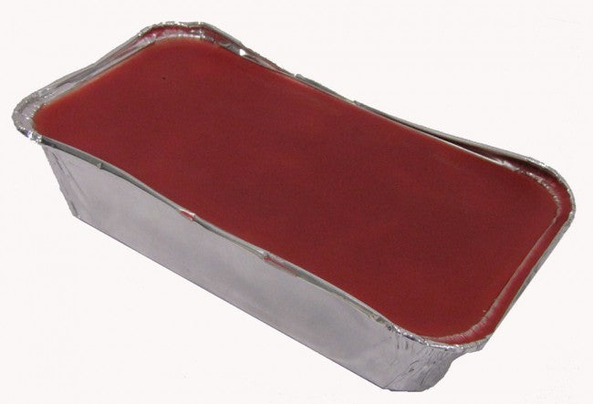 Gomma lacca rosso intenso vaschetta da 0,5 kg