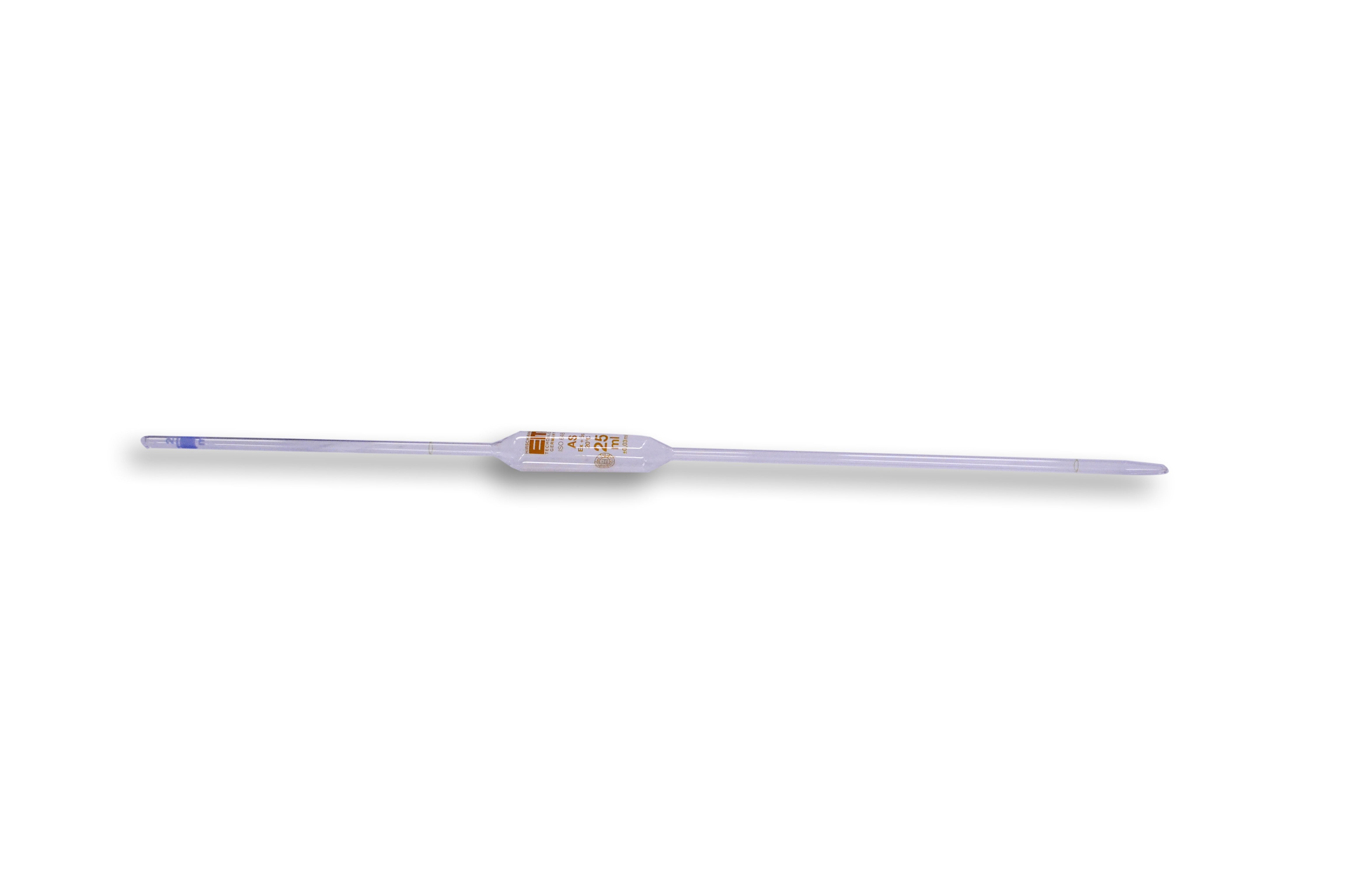 Pipetta in vetro 25 ml a 2 tacche