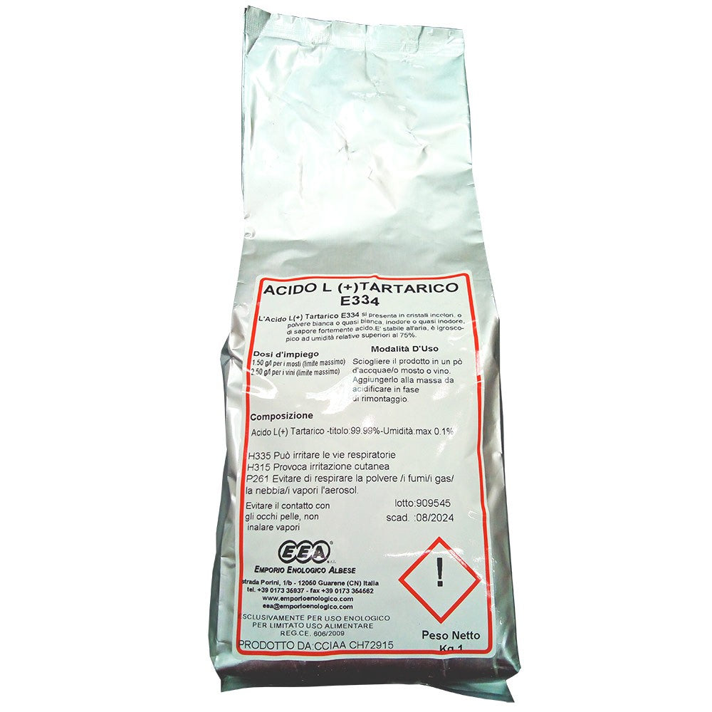 Tartaric acid box 1 Kg