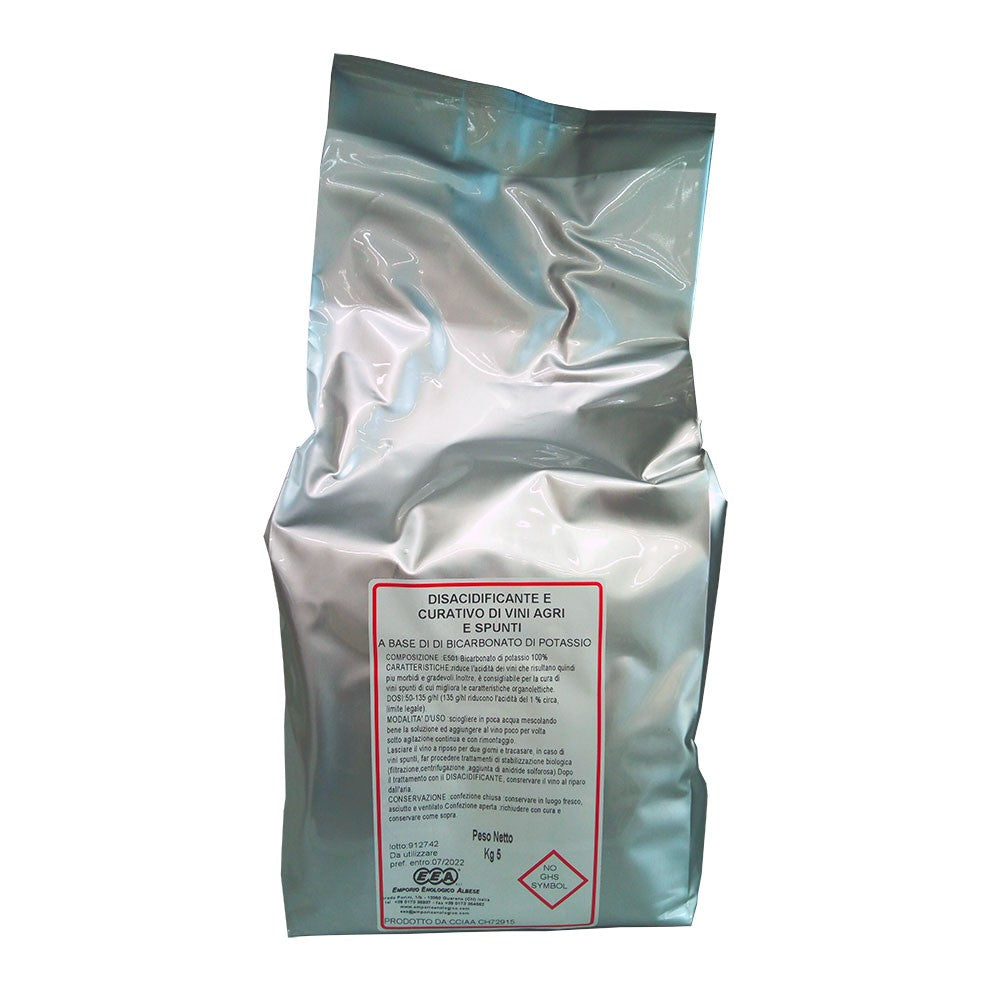 Bicarbonato di potassio conf. 5 kg