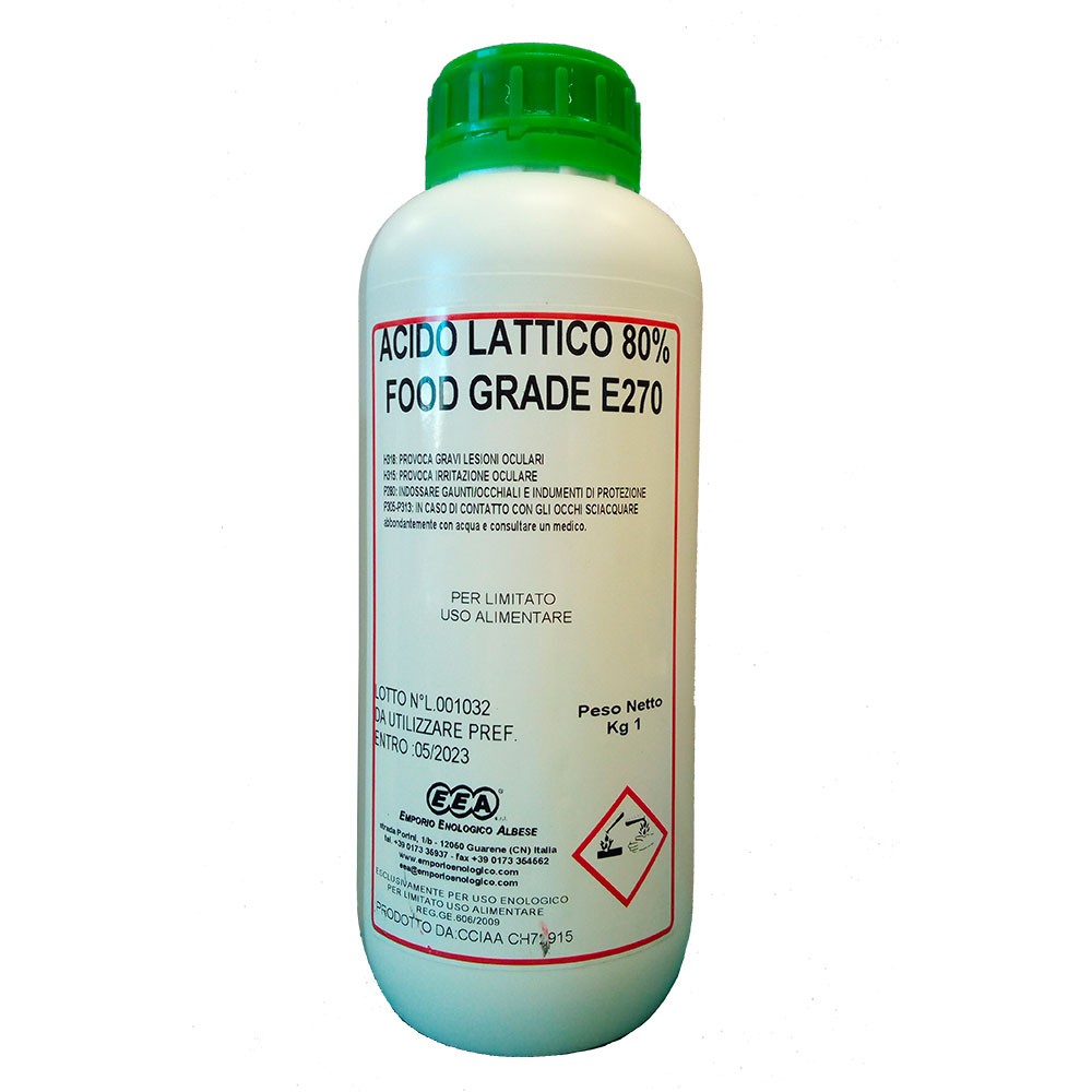Lactic acid 80% box 1 Kg