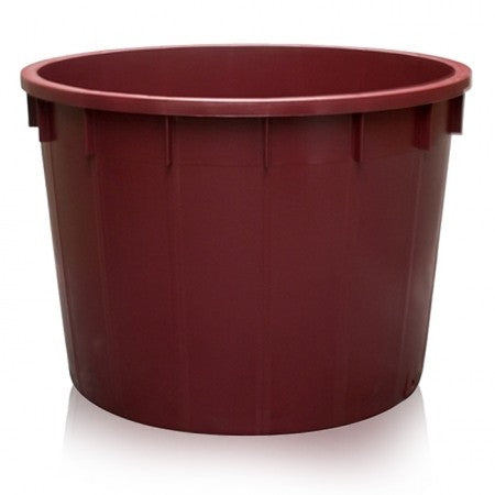 Mastello rotondo in plastica lt. 500 color vinaccia