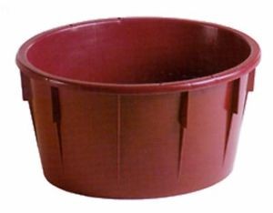 Oval food-plastic washtub 85 L marc color
