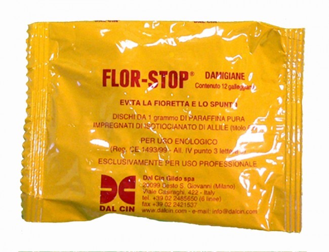Flor Stop demijohn of 12 pills