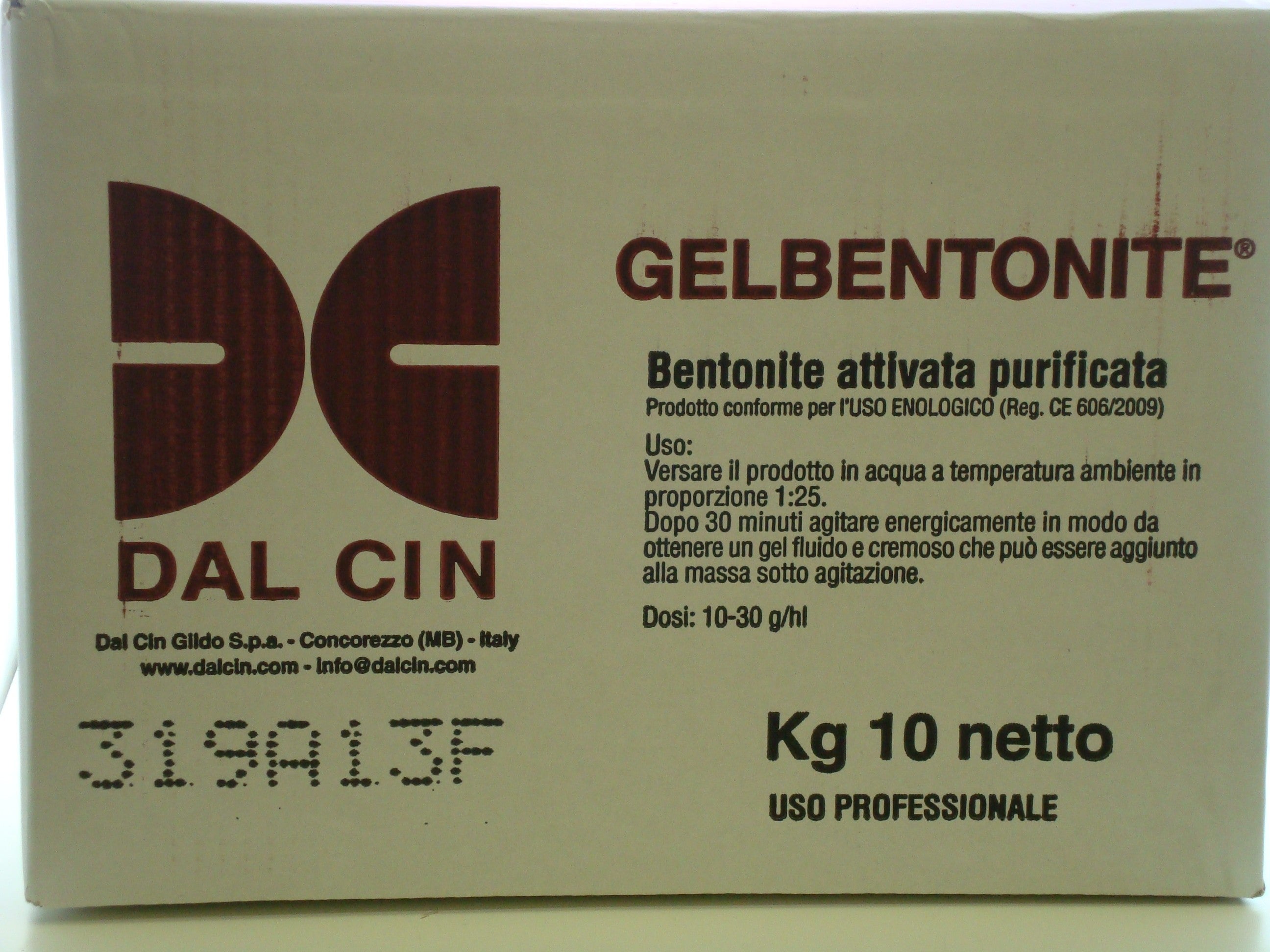 Gelbentonite conf. 10 kg